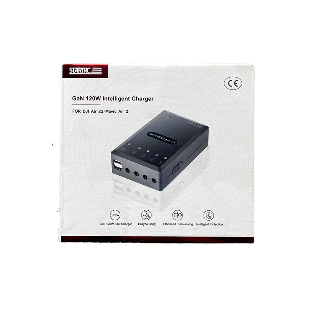 Cargador Inteligente 5 en 1 de 120w para DJI Air 2-2s