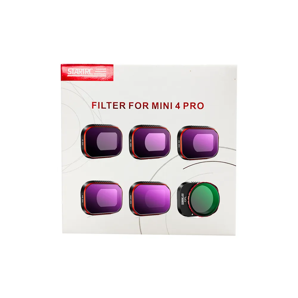 Filtros ND para el DJI Mini 4 Pro ND8, ND16, ND32, ND64, ND256, CPL