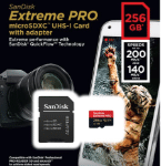 Miniatura de Micro SD 256 GB Extreme Pro + With Adapter (DRONE)