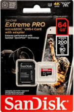 Micro SD 64 GB Extreme Pro + With Adapter (DRONE)