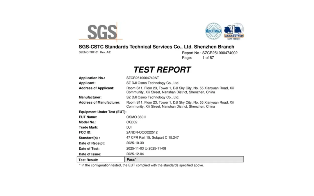 Aparecen los primeros detalles de la DJI Osmo 360 II y su nueva batería de alta capacidad
