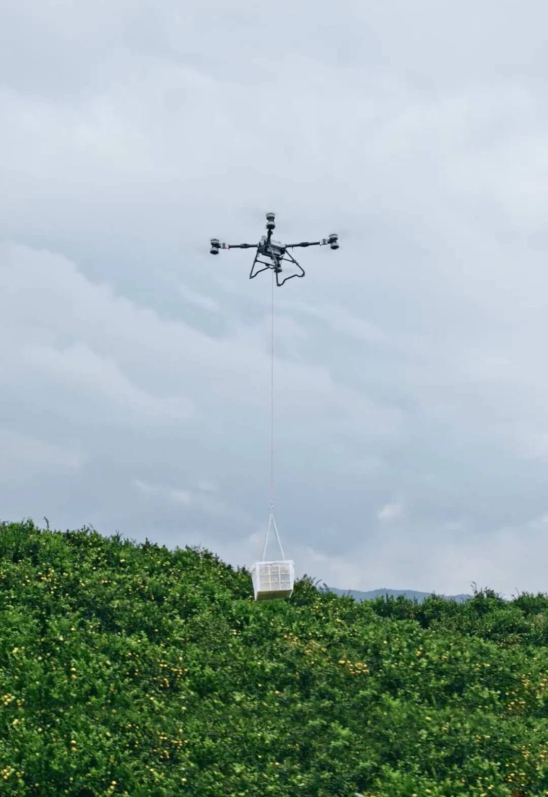 Drone AGRAS en operación